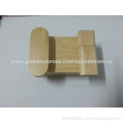 Best Gift Wood USB Flash Drive, Customized Logo Printing is Accepted